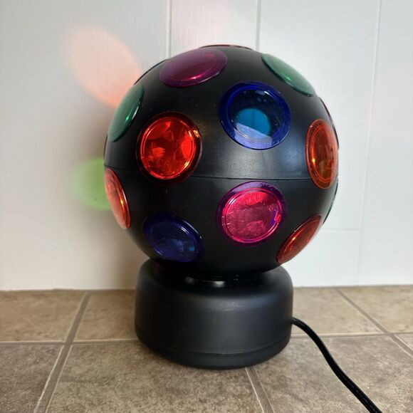 Intertek Rotating Disco Ball 11” Party Light Multicolor Lamp Model‎ XF2002-2 - Picture 1 of 8